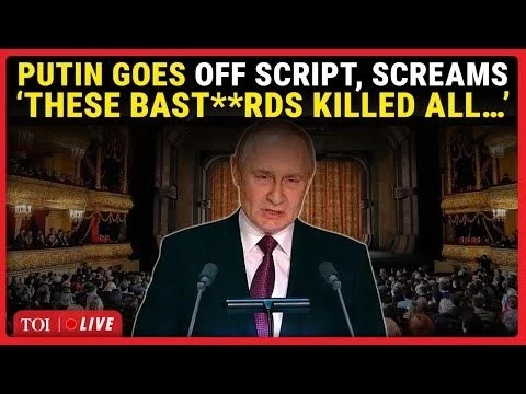 Putin Speech LIVE: #39;Those Ba*tards, Child Killers Were…’: Russian President Loses Cool On Cam