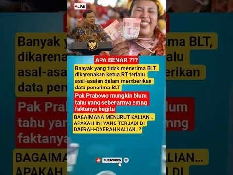 bubarkan RT yang untuk kepentingan keluarganya saja #prabowo #beritaterkini #news