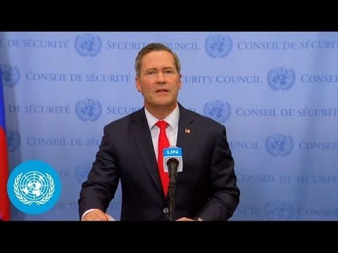 USA on the resolution on Gaza - Media Stakeout | United Nations