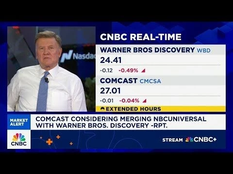 Comcast considering merging NBCUniversal with Warner Bros. Discovery: Report