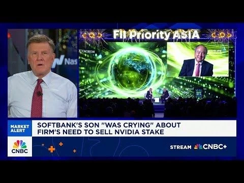 SoftBank founder Masayoshi Son #39;was crying#39; about firm#39;s need to sell Nvidia stake