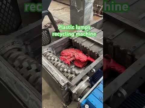 Plastic lumps recycling machine #shredder #machine #factory #recycling #plasticrecycling