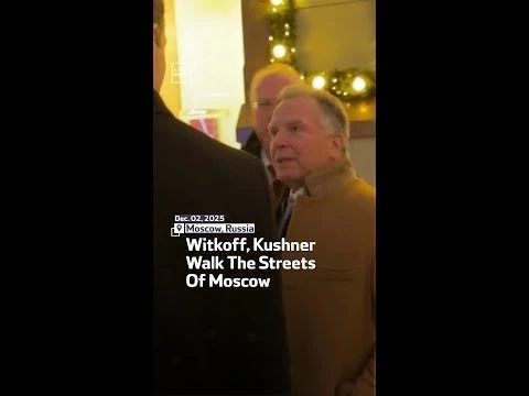 Witkoff, Kushner Walk The Streets Of Moscow