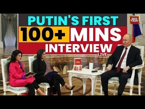 Vladimir Putin#39;s Interview LIVE | Putin#39;s Exclusive Interview on India Today | Putin Interview LIVE