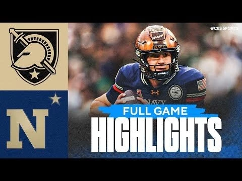 Army Black Knights vs Navy Midshipmen | Full Game Highlights