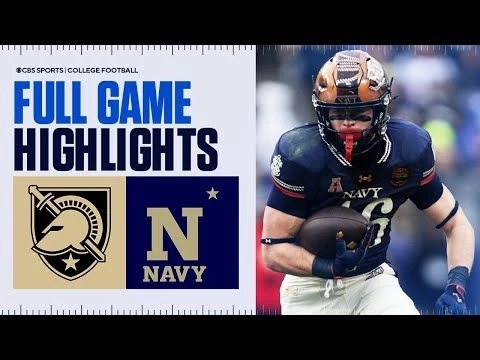 Army Black Knights vs Navy Midshipmen | Full Game Highlights | CBS Sports College Football
