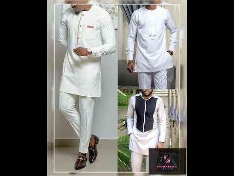 2024 Kaftan Nigeria White men south african traditional clothes Big size Elegan