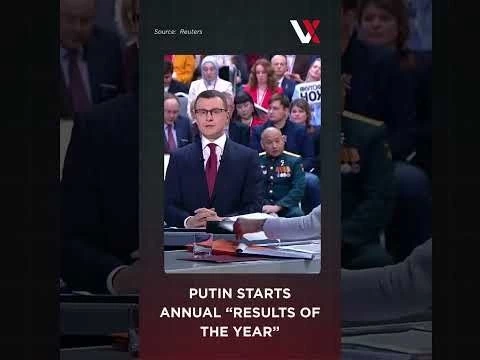 WATCH | Putin Starts Annual #39;results Of The Year#39; News Conference | VERTEX