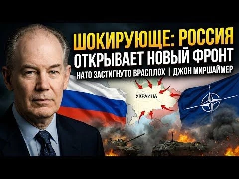ШОКИРУЮЩЕ: Россия открывает новый фронт — НАТО застигнуто врасплох | Джон Миршаймер