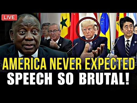 EXPLOSIVE: South African President Just HUMILIATED the United States on Live TV – G20 in Chaos!