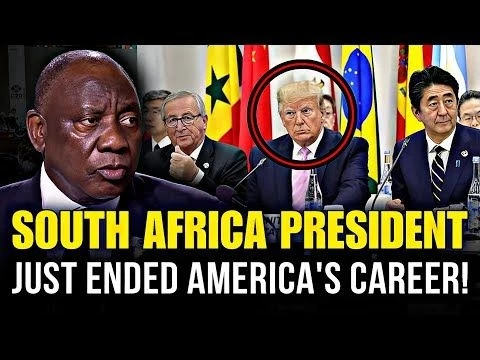 EXPLOSIVE: South Africa President Goes FULL BEAST MODE on USA at G20!