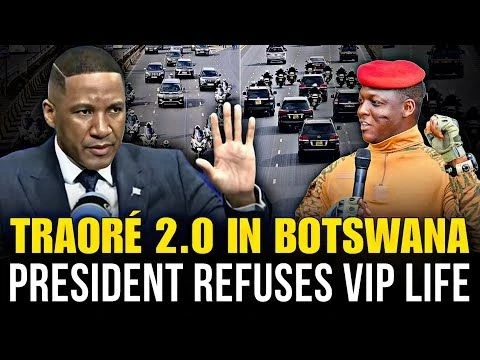 Traoré 2.0 in Botswana: President Boko REFUSES VIP Life, Says it#39;s a waste of Money!