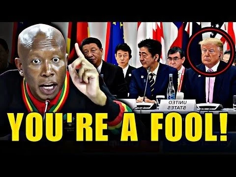 G20 EXPLODES as Malema SPITS FIRE at Donald Trump: No African Leader Is Brave To Say This!