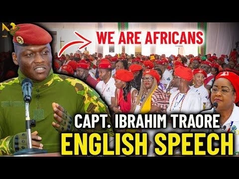 IBRAHIM TRAORÉ: FULL POWERFUL REVOLUTIONARY SPEECH TO THE AFRICAN DIASPORA | ENGLISH VERSION