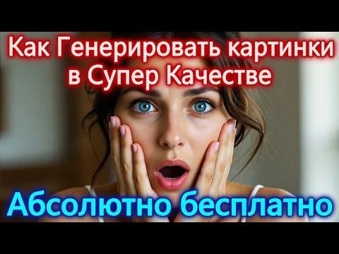 Как генерировать картинки в quot;Супер Качествеquot; абсолютно бесплатно. Апскейл фото.