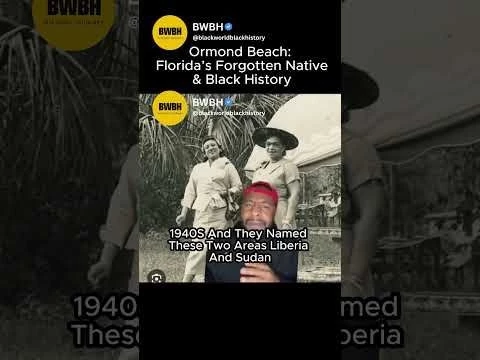 Ormond Beach: Florida’s Forgotten Native  Black History#39;#39; #blackhistory  #america #shorts #history