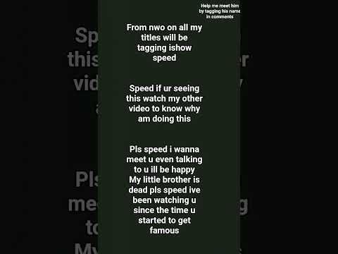 @IShowSpeed @IShowSpeed @livespeedy7451 @livespeedy7451 @IShowSpeed