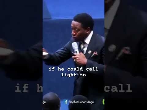 Prophet uebert angel said even god was in darkness @UebertAngelGNW #prophetuebertangel #motivation