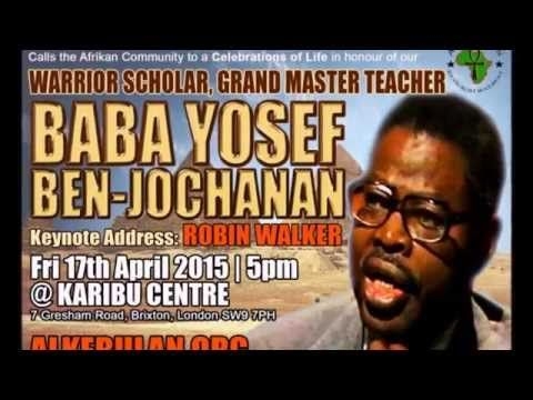BABA YOSEF BEN JOCHANAN (Dr. Ben) Memorial UK- Fri 17th 2015