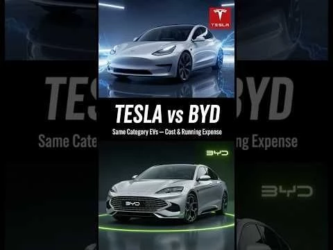 Tesla vs BYD Comparison Usa Vs China #USAvsChina # TeslavsBYD #Electriccarcomparison #EV