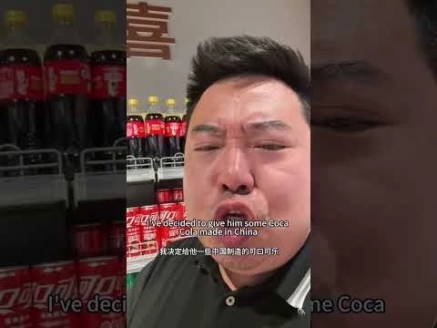 Happy birthday #trump #china #chinesefood #coke #madeinchina