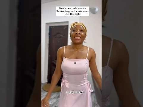 How men behave when their wife refuse to give them access last night