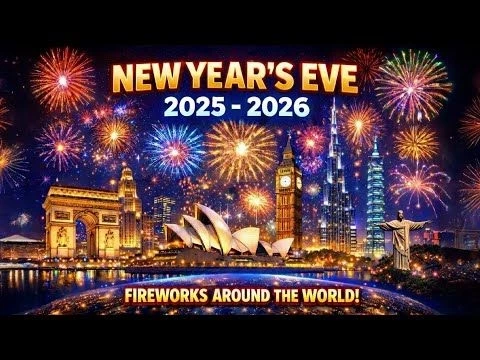 New Year#39;s Eve 2025 - 2026 Fireworks Celebrations All Around the World
