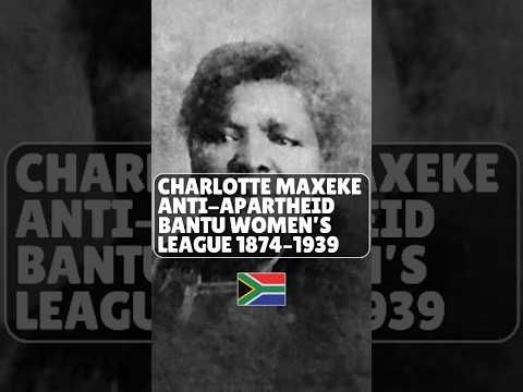 Charlotte Maxeke: The Woman Who Changed South African History #blackhistory #blackhistoryfacts