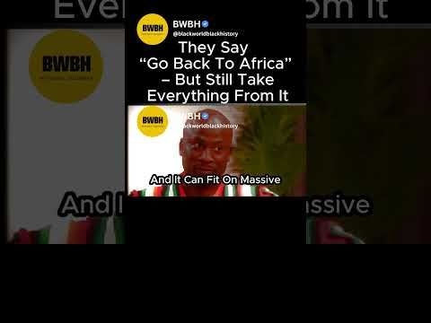 Black History: Michael Blackson’s Powerful Satire On Africa’s Stolen Wealth#39;  #blackhistory #america