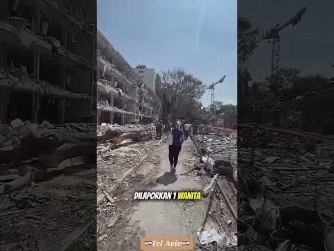 Rudal Iran Buat Tel Aviv Mencekam