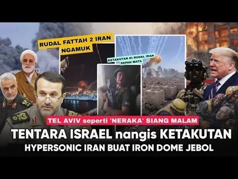 Neraka datang Siang Malam “Rudal Fattah 2 Hantam Keras Pentagon” Tentara Israel Dibuat Ngompol IRAN