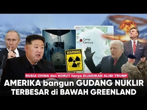 RAHASIA TERBESAR AS Terungkap:Kota Bawah Tanah Nuklir di Greenland Mulai Meleleh–Pantes Trump Ngotot