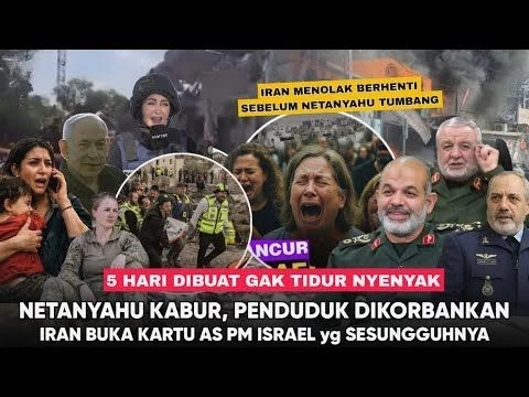 Warga Israel Menangis “Tak Bisa Tidur Nyenyak #39;Dibombardir Rudal IRAN” Netanyahu Korbankan Warganya