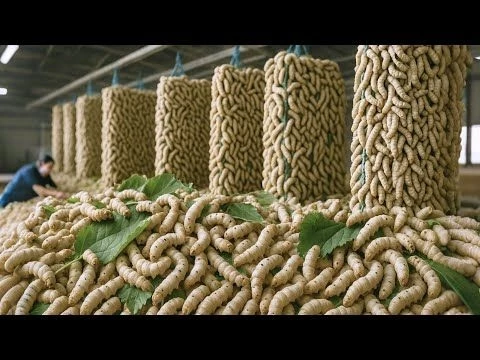 China’s Manufacturing Millions Of Tons Of Silk Are Woven Into The Most Exquisite Fabrics On Earth