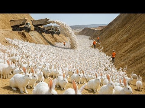 China Scientists Released Millions Rabbits Into Desert That Change Entire Nation Just After 1 Year