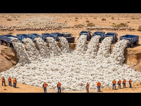 Australia Dumps Millions of Tons of Sheep Wool Onto Desert Land, Leaving American Scientists Amazed