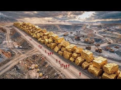 How American Dig Thousands Tons of Rock Just To Produce A Few Gold Bars