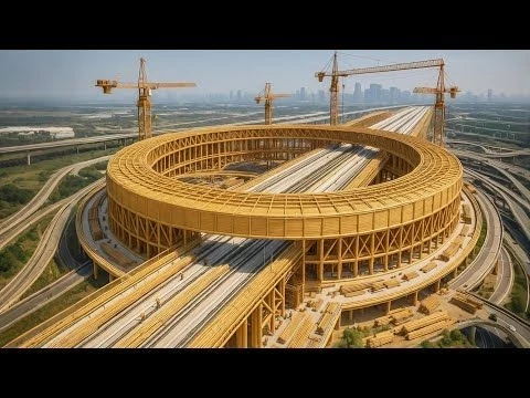 How China Built A Massive Highway By Millions Bamboo Poles That Left American Engineers Speechless