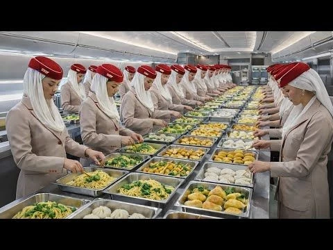 How Commercial Airlines Prepare Massive Volumes of Food Every Day