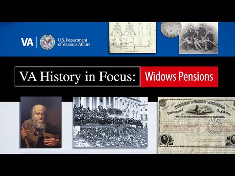 VA History in Focus: Widows Pensions