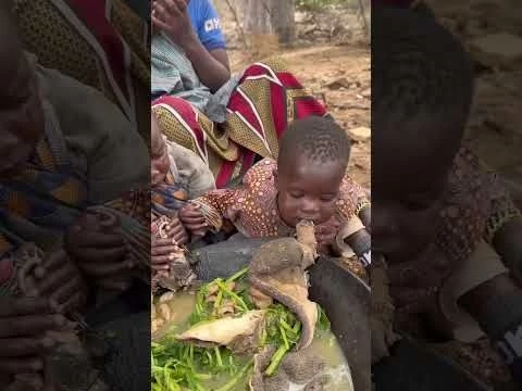 The daily life and diet of the Hazarbi tribe #africa