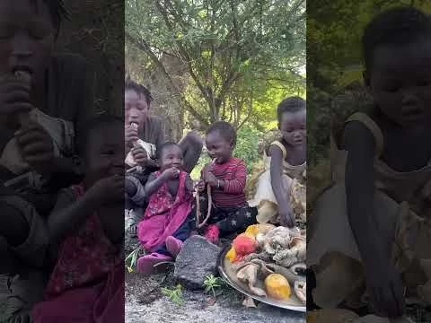 The daily life and diet of the Hazarbi tribe #africa