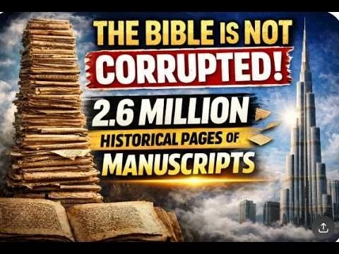 Rabbi proves Christian BIBLE NOT CORRUPTED — Manuscript Pages Stack a Mile High!