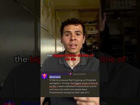 Redeemed Zoomer couldn’t handle the Truth and quit #jesuschrist #apologetics #eucharist #catholic