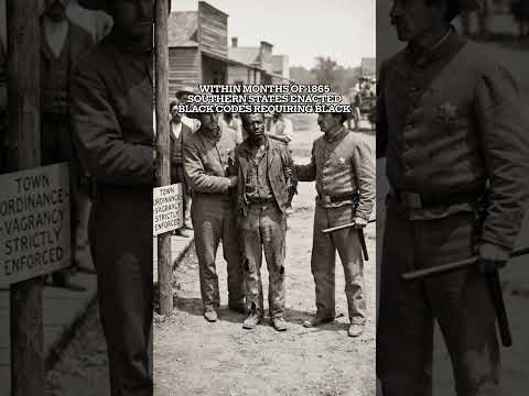 The Black Codes Memorial #blackcodes #reconstructionera #blackhistory #historyyoudidntlearn #history