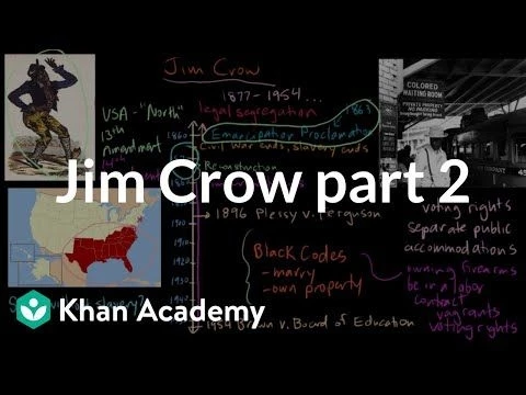 Jim Crow part 2 | The Gilded Age (1865-1898) | US History | Khan Academy