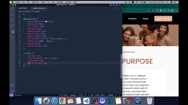 Making an ABOUT page for an Online Store    HTML u0026 CSS Onl