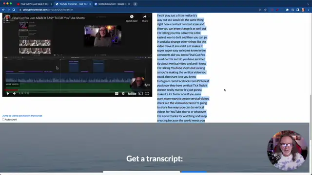 Transcribe Any YouTube Video To Text FREE and FAST