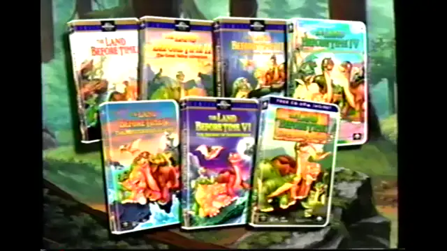 Tecknat Barn Svenska:Landet För Längesedan Filmer (1988-1998) VHSRIPPEN (Engelska) Trailer (3D)